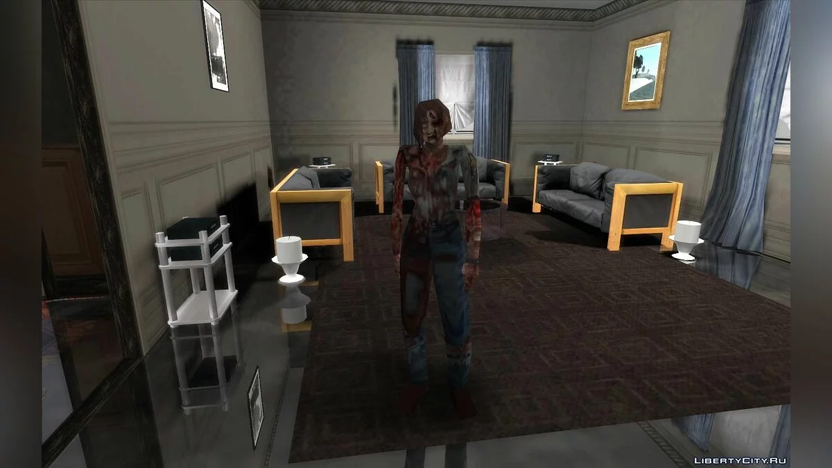 Сборник зомби из игры Resident Evil 1, 2 и 3 / GTA San Andreas