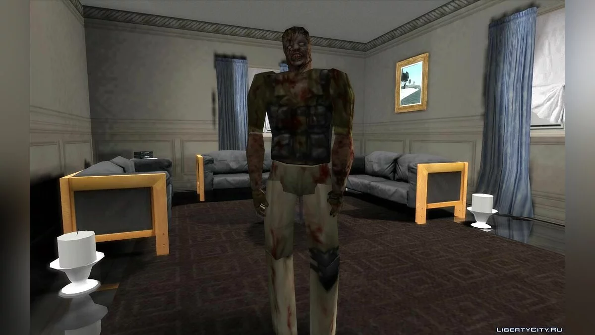 Сборник зомби из игры Resident Evil 1, 2 и 3 / GTA San Andreas