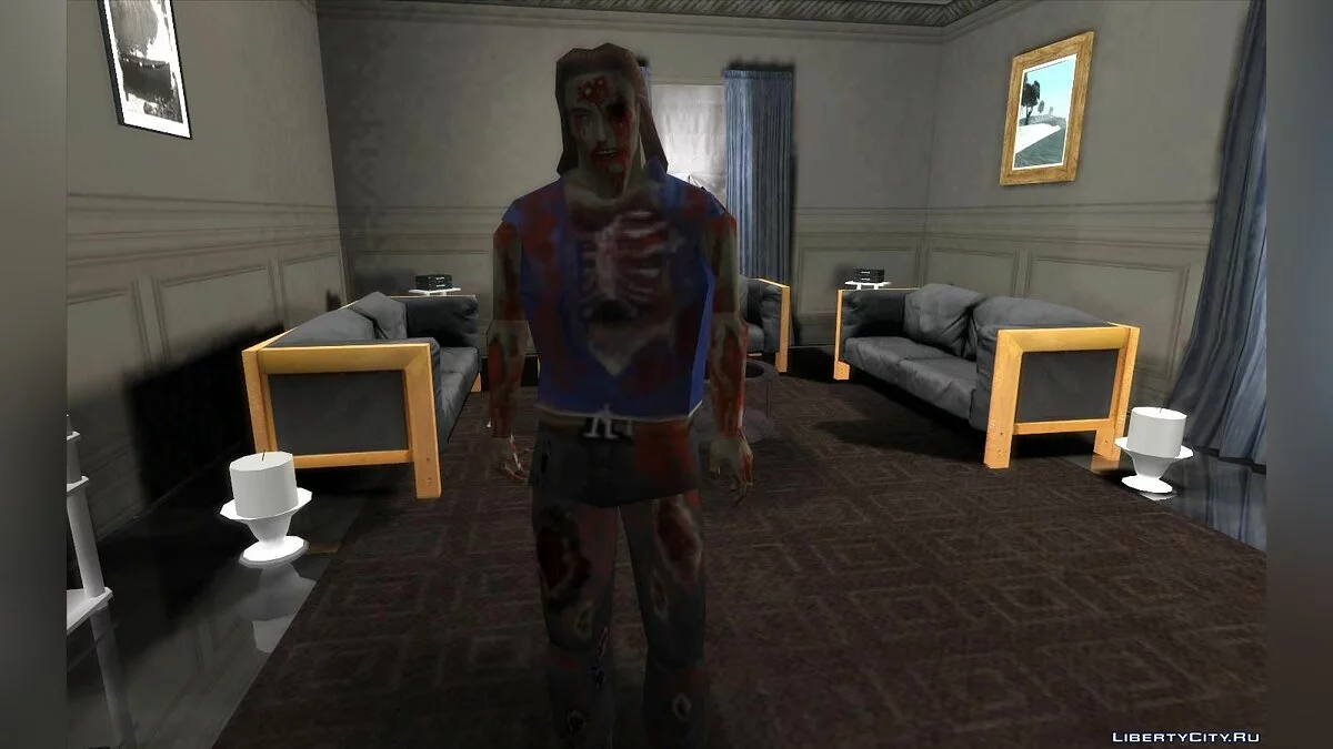 Сборник зомби из игры Resident Evil 1, 2 и 3 / GTA San Andreas