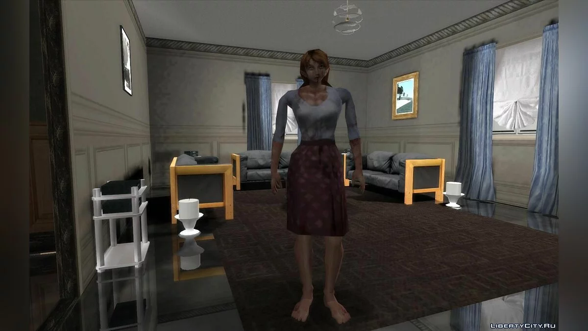Сборник зомби из игры Resident Evil 1, 2 и 3 / GTA San Andreas