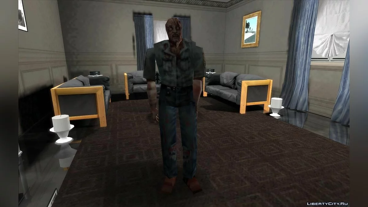Сборник зомби из игры Resident Evil 1, 2 и 3 / GTA San Andreas
