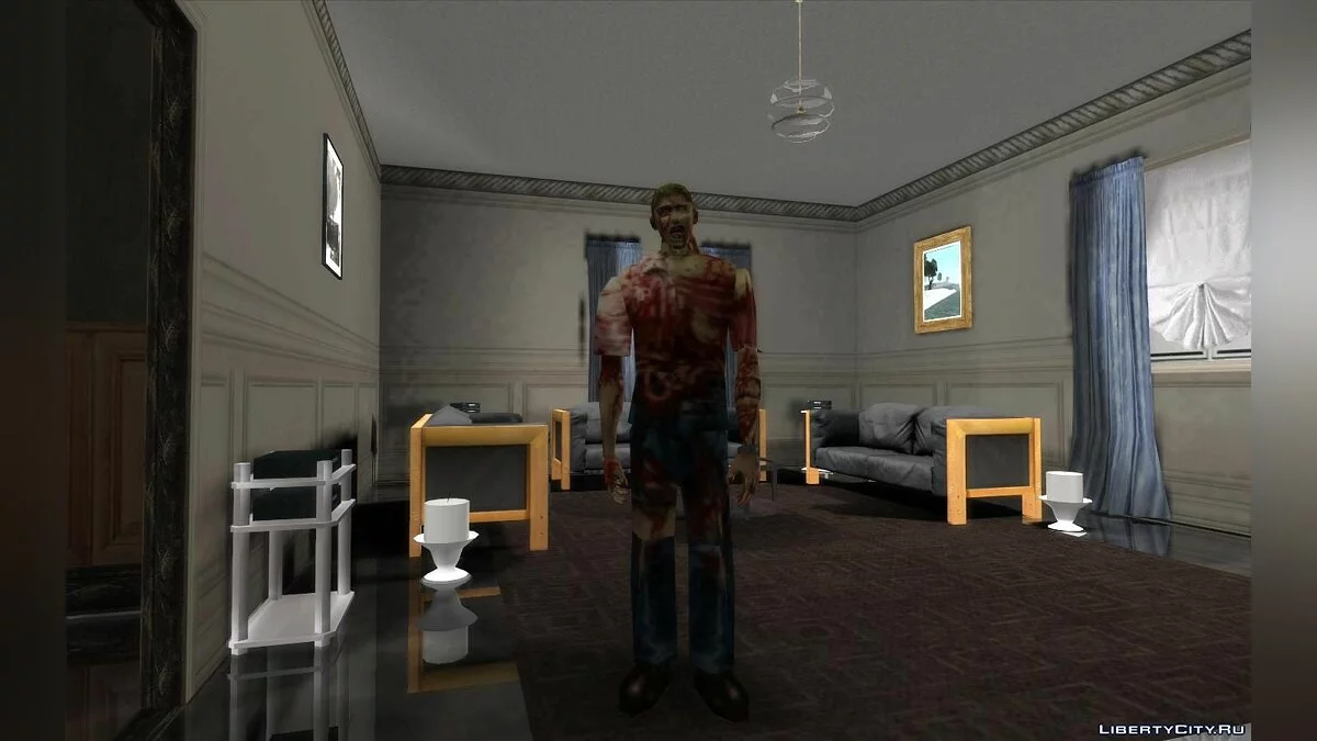 Сборник зомби из игры Resident Evil 1, 2 и 3 / GTA San Andreas