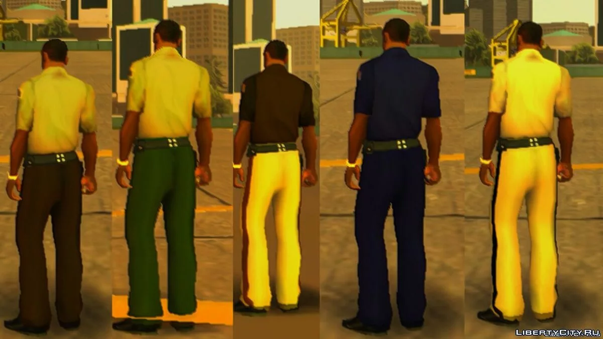 Новые униформы полицейского / GTA San Andreas