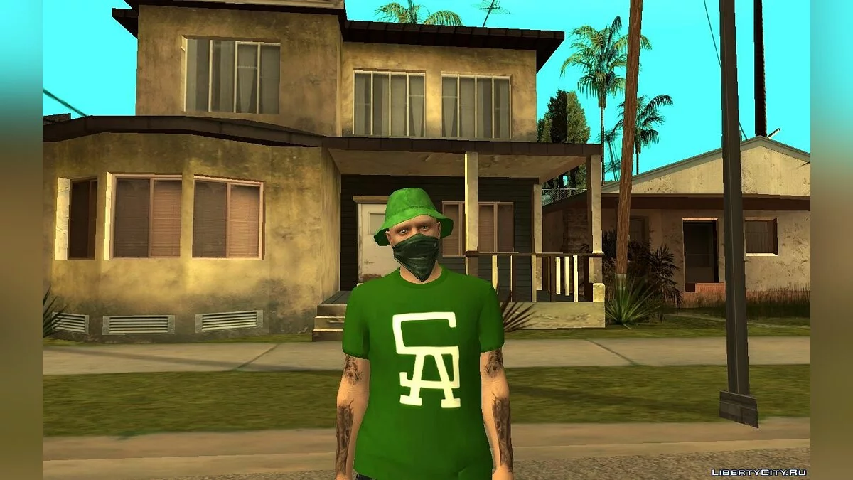 Сборник скинов Grove ST. Family из GTA Online  / GTA San Andreas