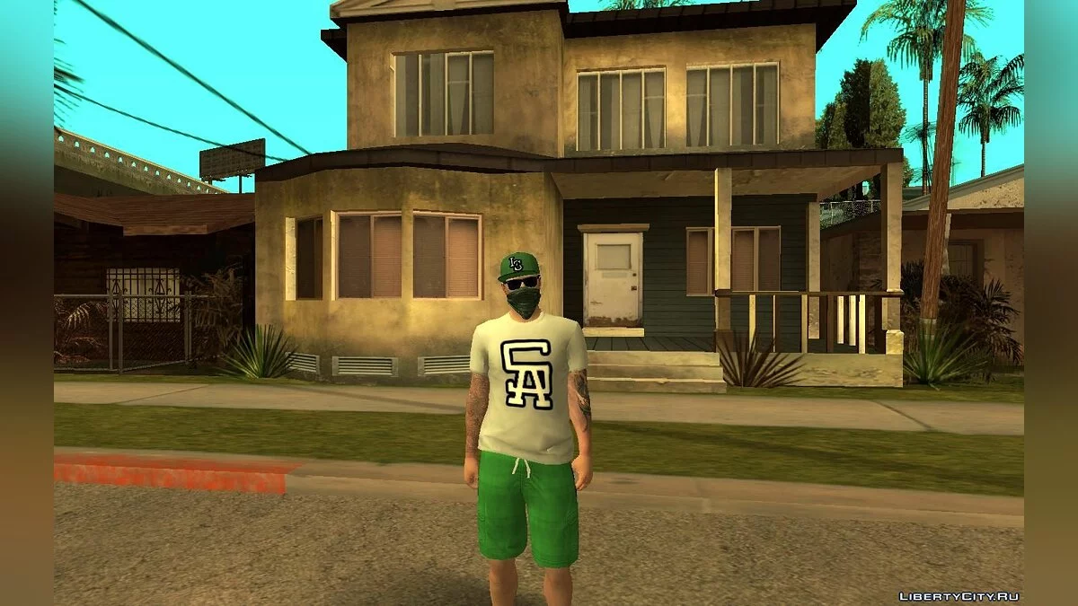 Сборник скинов Grove ST. Family из GTA Online  / GTA San Andreas
