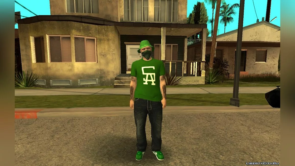 Сборник скинов Grove ST. Family из GTA Online  / GTA San Andreas