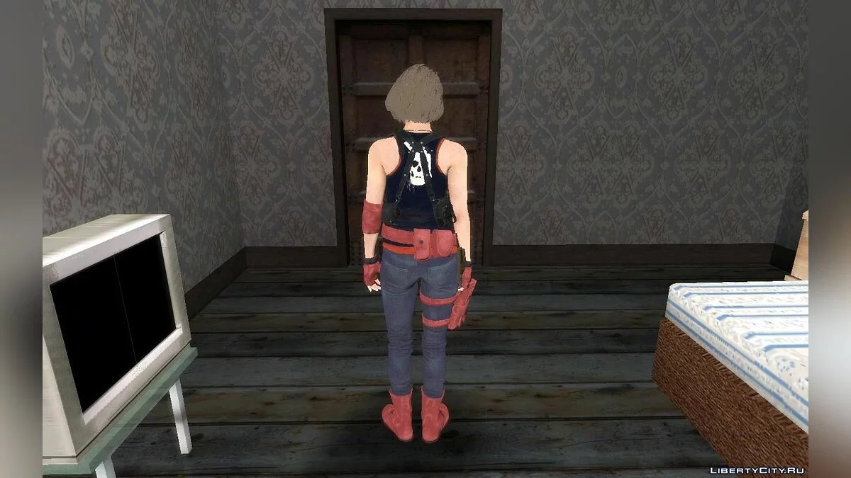 Джилл из игры Resident Evil 3 Remake / GTA San Andreas
