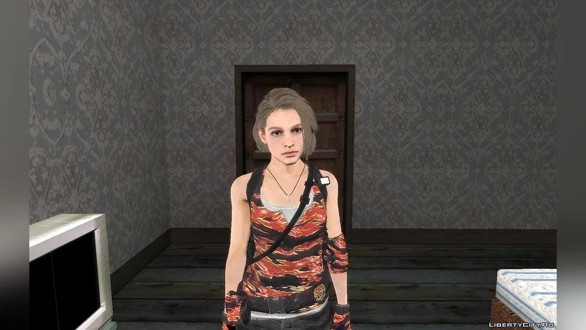 Джилл из игры Resident Evil 3 Remake / GTA San Andreas