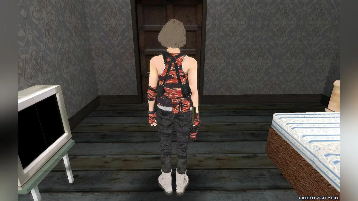 Джилл из игры Resident Evil 3 Remake / GTA San Andreas