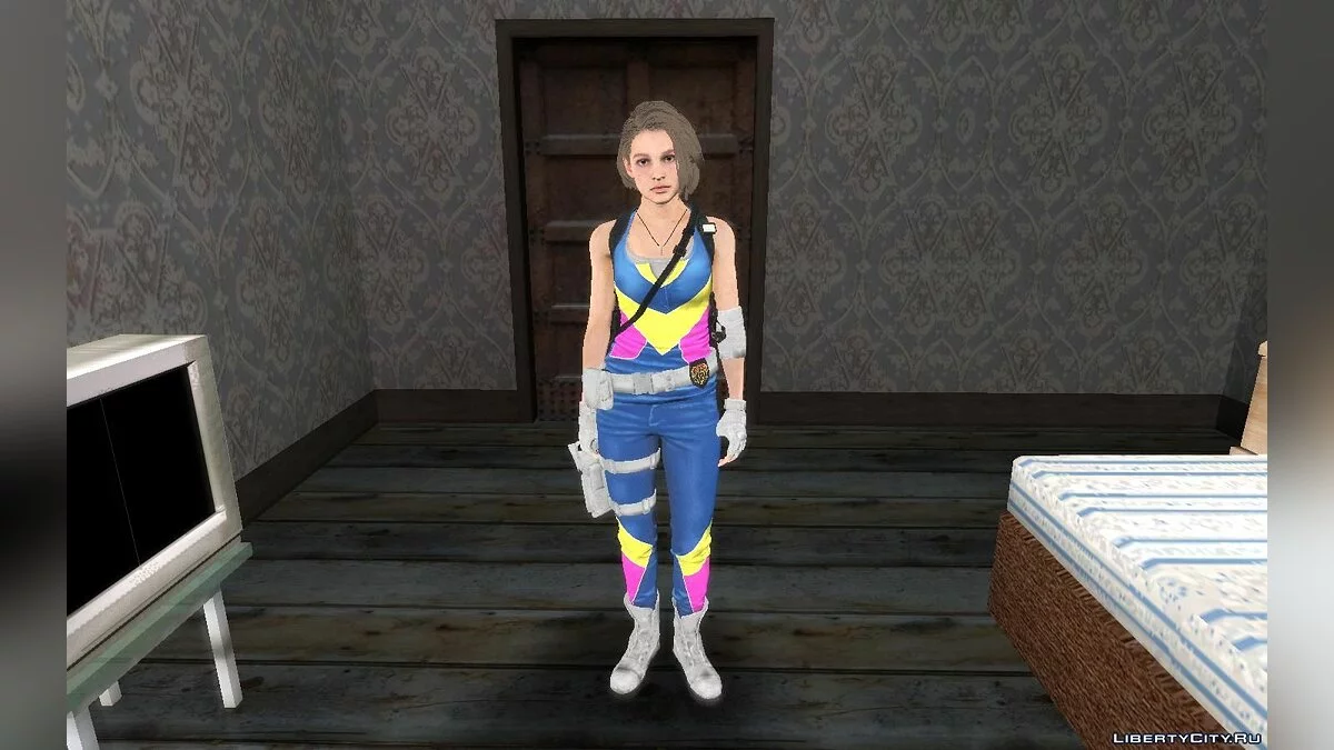 Джилл из игры Resident Evil 3 Remake / GTA San Andreas