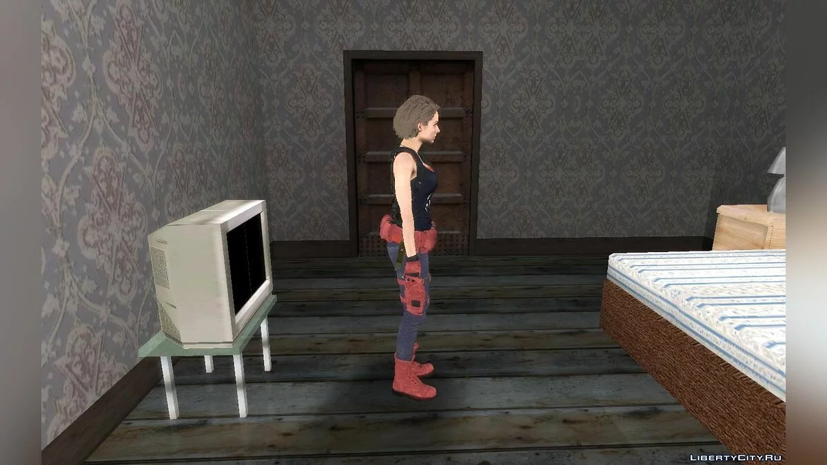 Джилл из игры Resident Evil 3 Remake / GTA San Andreas