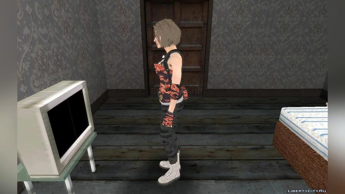 Джилл из игры Resident Evil 3 Remake / GTA San Andreas