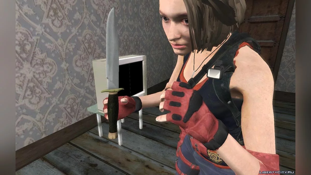 Джилл из игры Resident Evil 3 Remake / GTA San Andreas