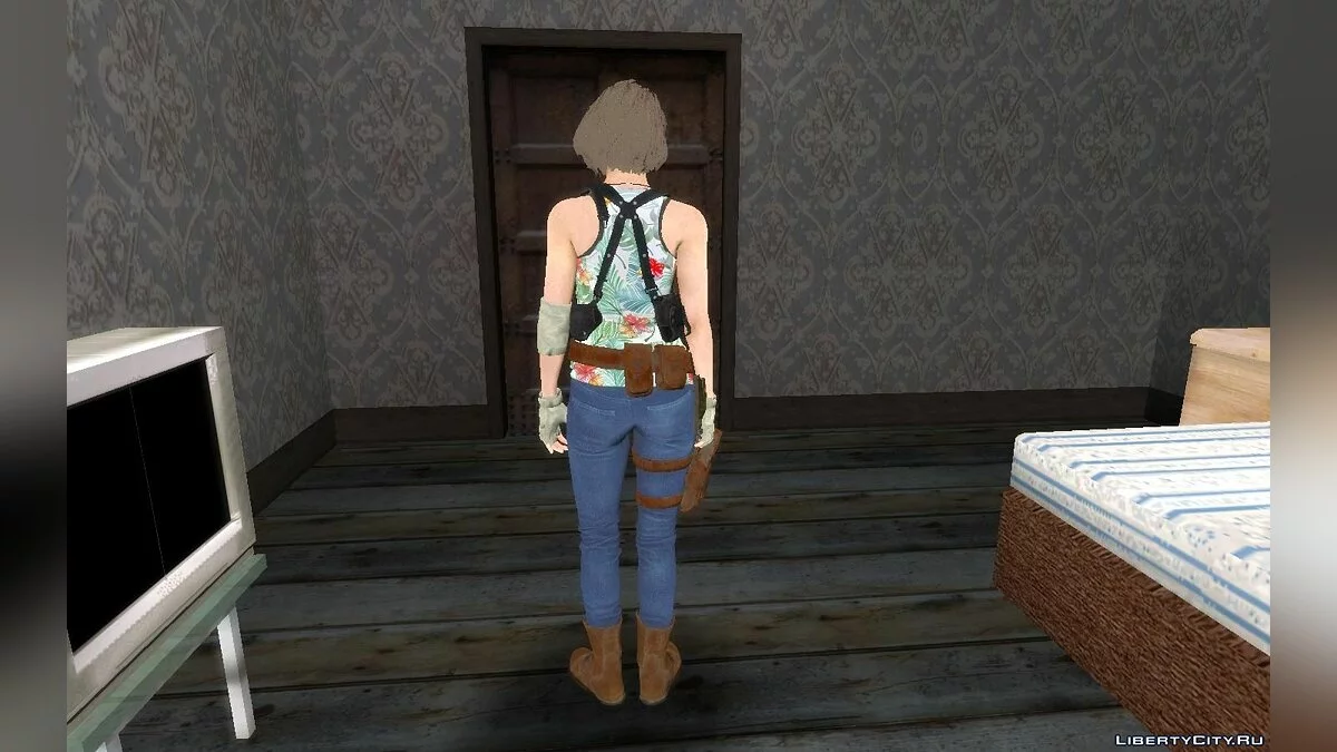 Джилл из игры Resident Evil 3 Remake / GTA San Andreas