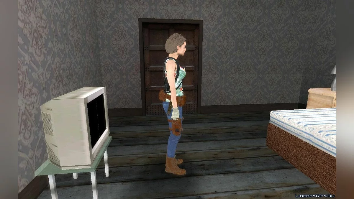 Джилл из игры Resident Evil 3 Remake / GTA San Andreas