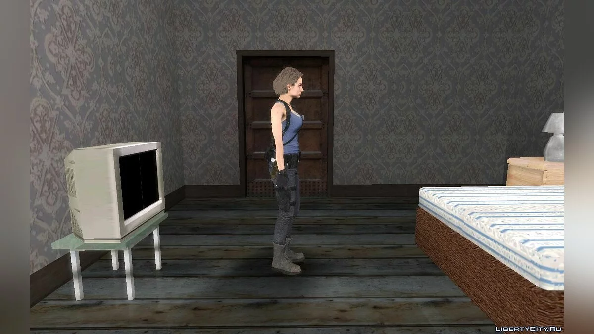 Джилл из игры Resident Evil 3 Remake / GTA San Andreas