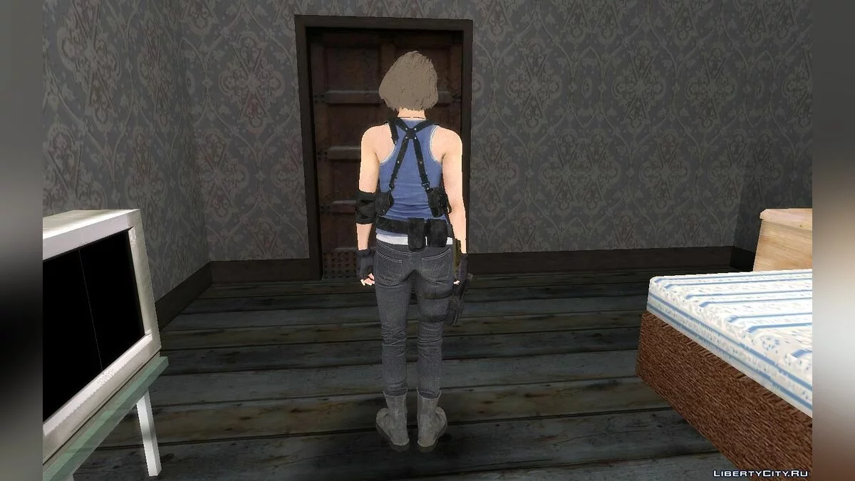 Джилл из игры Resident Evil 3 Remake / GTA San Andreas