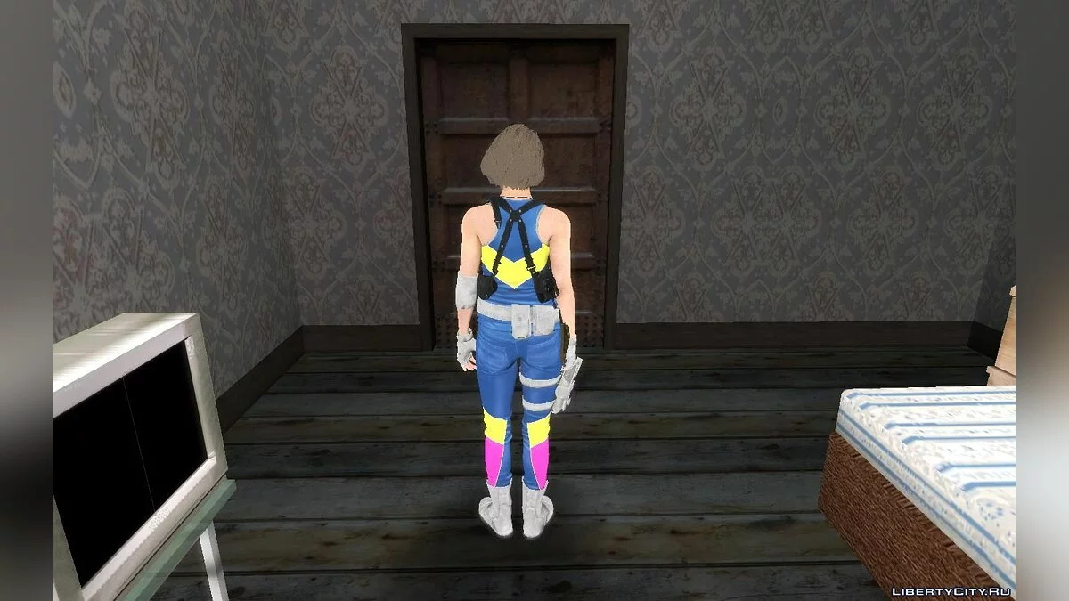 Джилл из игры Resident Evil 3 Remake / GTA San Andreas