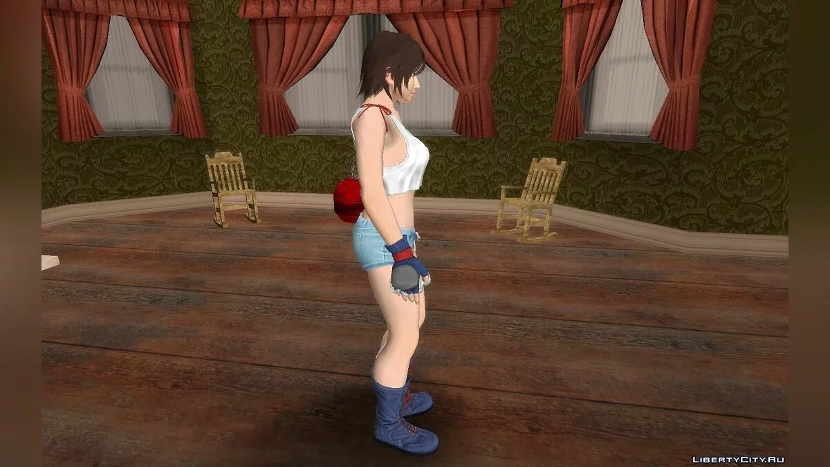 Аска Казама из игры Tekken 7 / GTA San Andreas