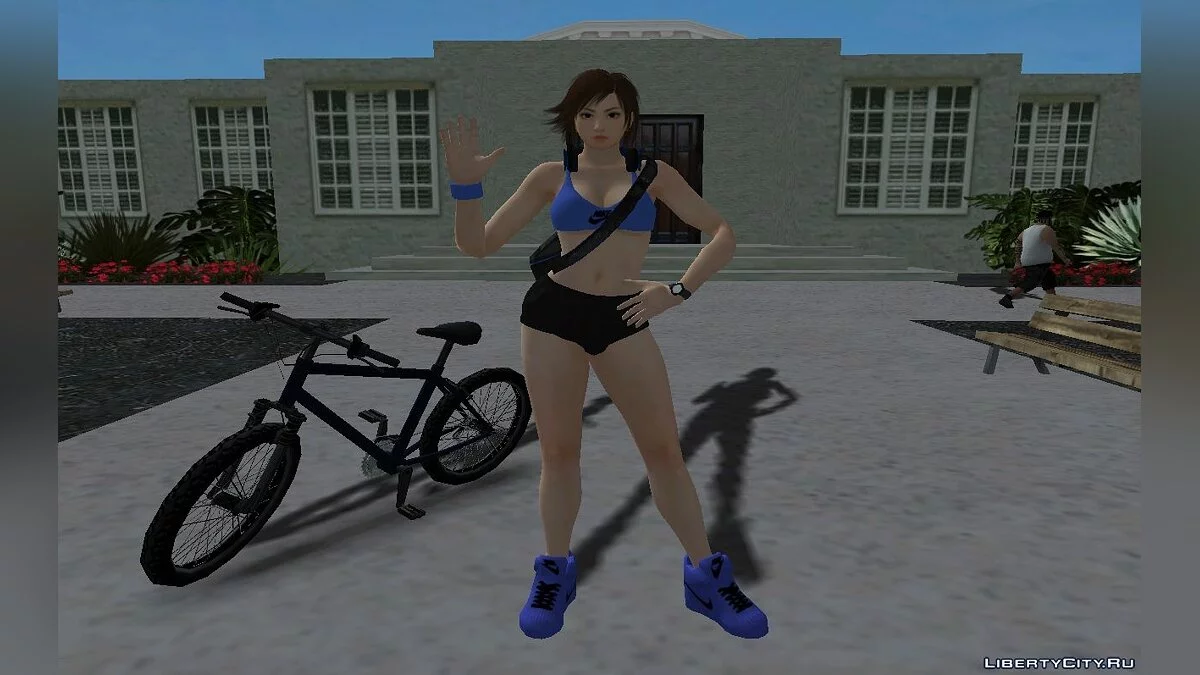 Азука Казама из Tekken в спортивном зале (Я боец) / GTA San Andreas