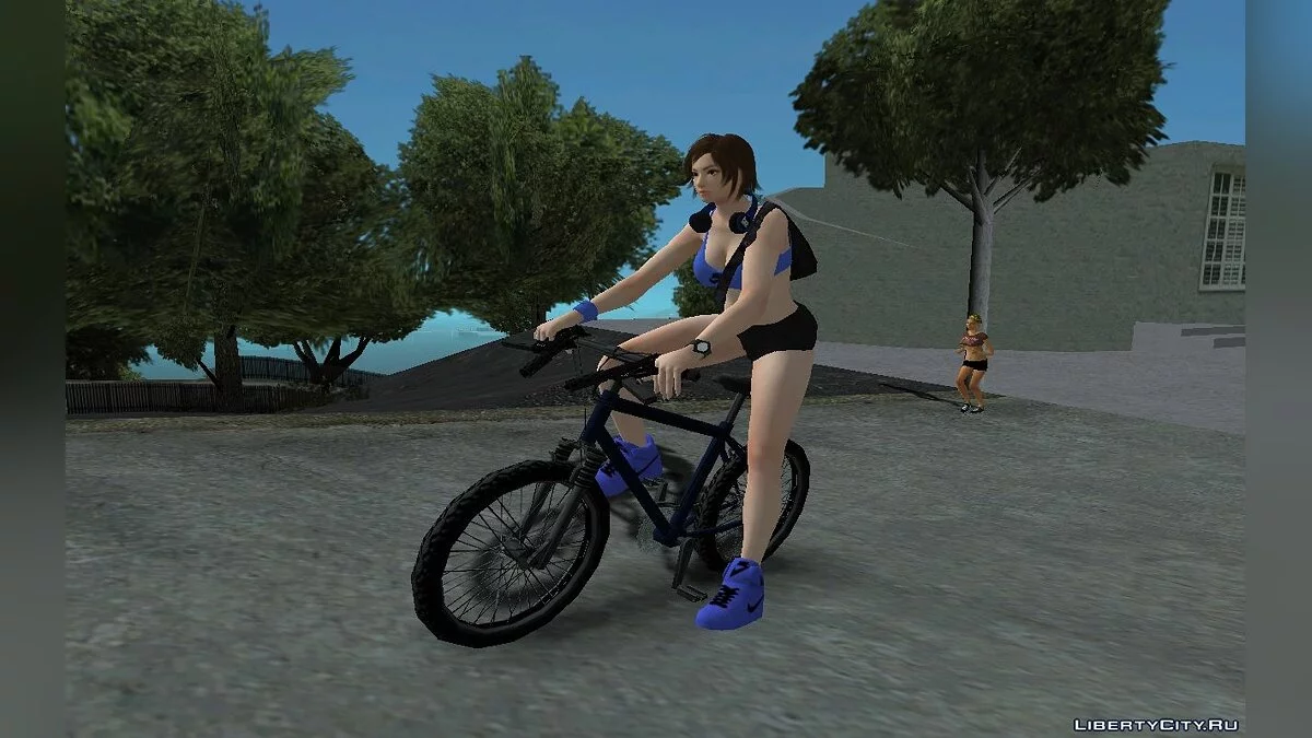 Азука Казама из Tekken в спортивном зале (Я боец) / GTA San Andreas