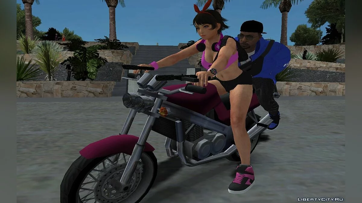 Джози Ризал из Tekken 7 в спортивном зале (Я боец) / GTA San Andreas