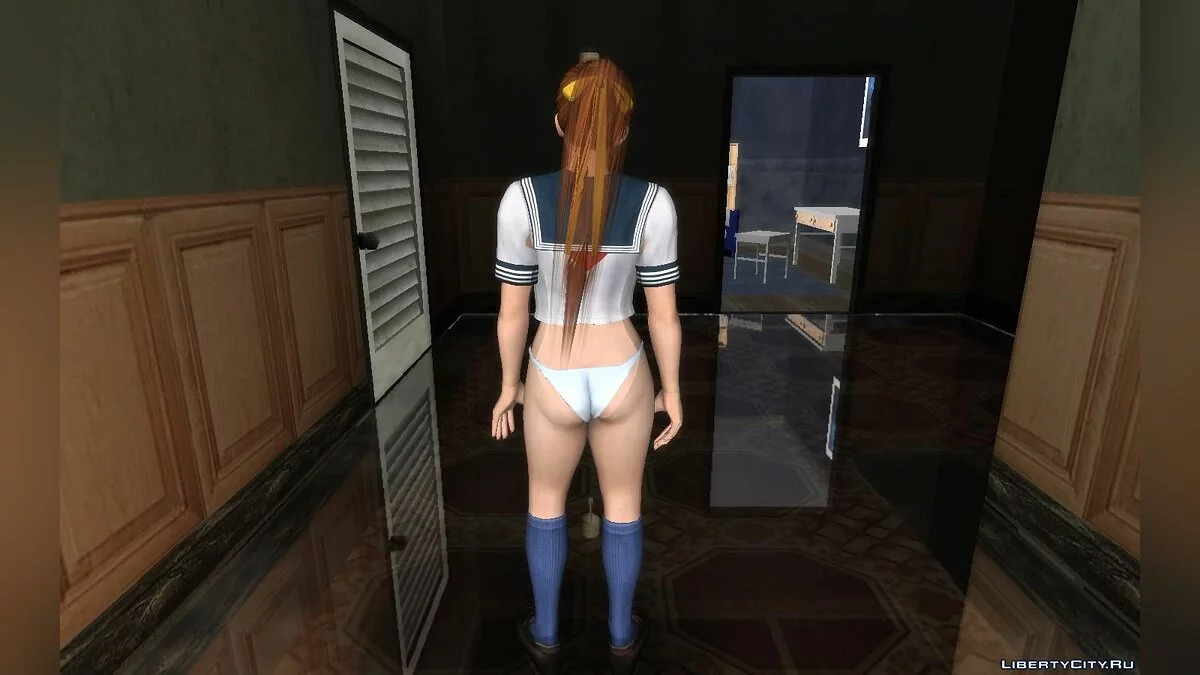 Касуми из DOA в униформе летней школы / GTA San Andreas