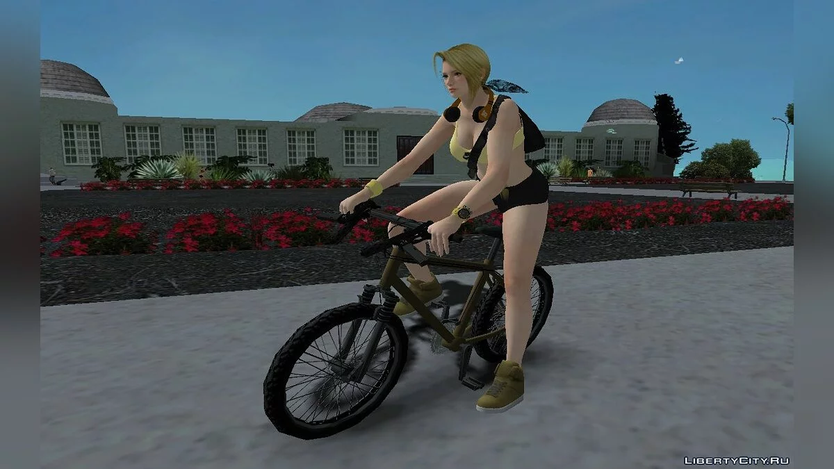 Хелена Дуглас из DOA в тренировочной одежде (Спортивный зал) / GTA San Andreas