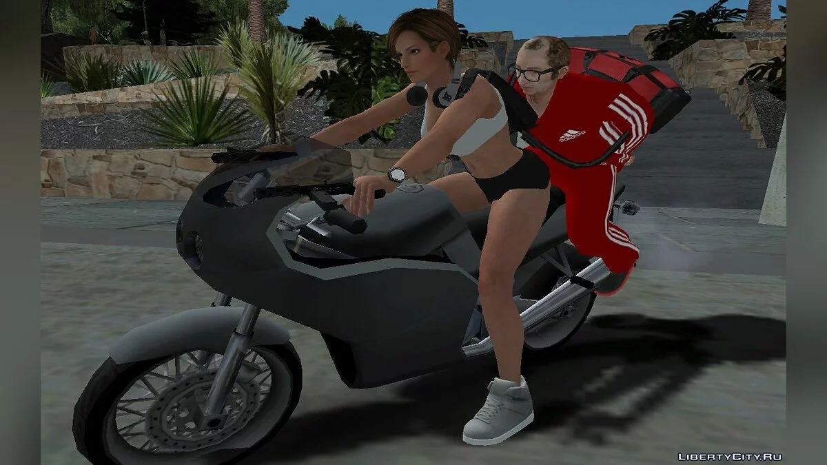 Лиза Хэмилтон из DOA в спортивном зале (Я боец) / GTA San Andreas