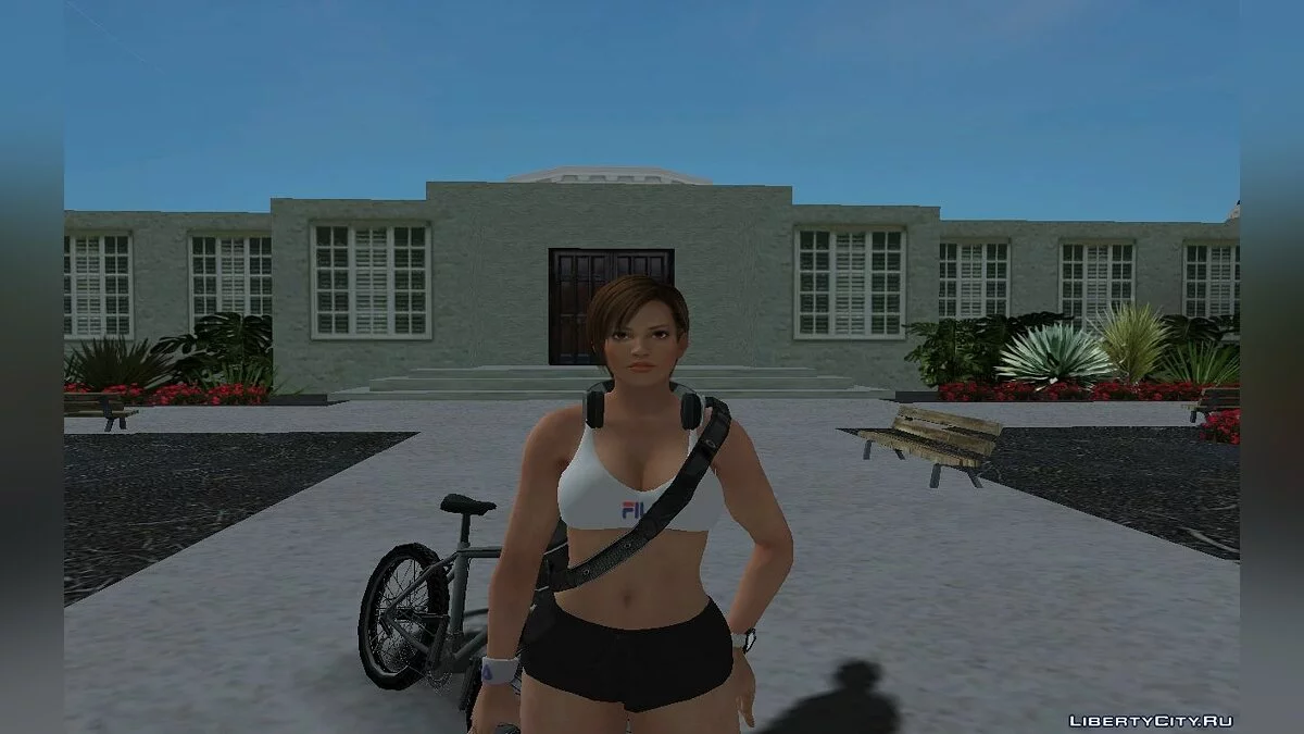 Лиза Хэмилтон из DOA в спортивном зале (Я боец) / GTA San Andreas