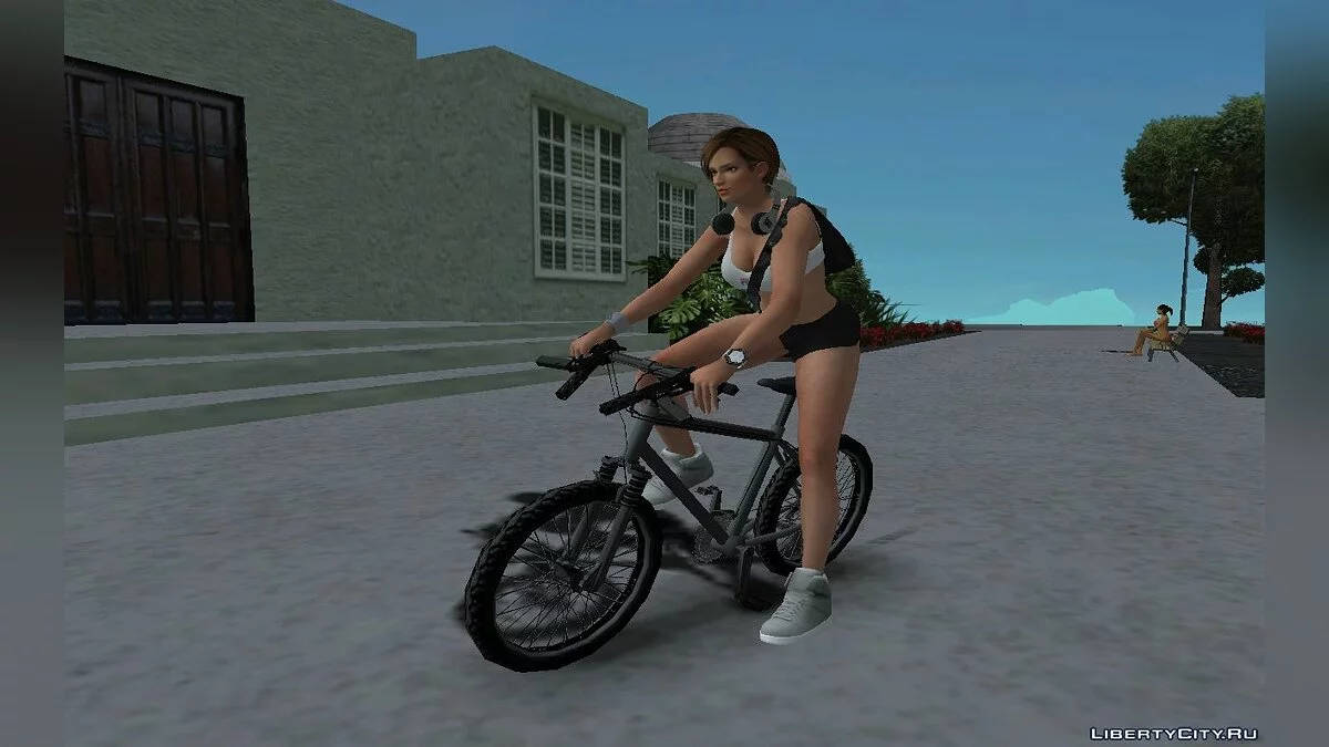 Лиза Хэмилтон из DOA в спортивном зале (Я боец) / GTA San Andreas