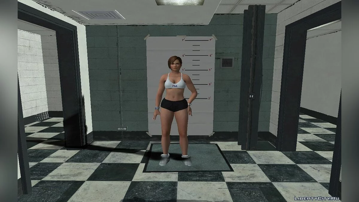 Лиза Хэмилтон из DOA в спортивном зале (Я боец) / GTA San Andreas
