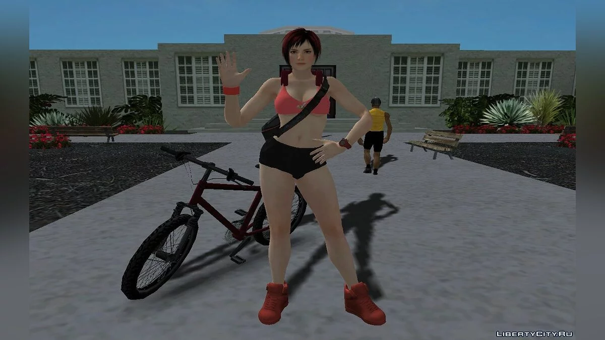 Мила из DOA в спортивном зале (Я боец) / GTA San Andreas
