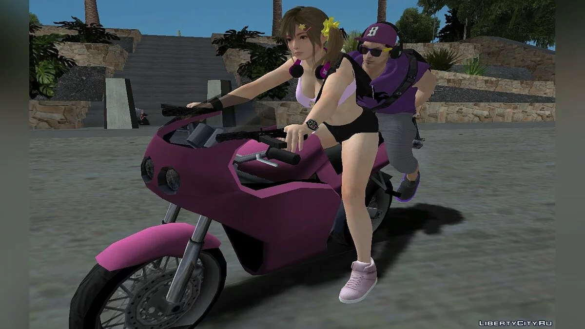 Мисаки из DOAXVV в спортивном зале (Я боец) / GTA San Andreas