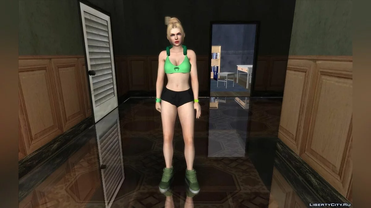 Рэйчел из DOA в спортивном зале (Я боец) / GTA San Andreas