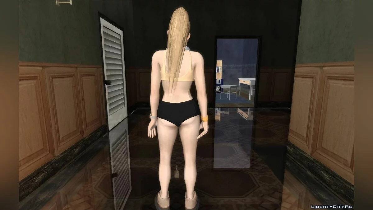 Сара Брайан из DOA в спортивном зале (Я боец) / GTA San Andreas