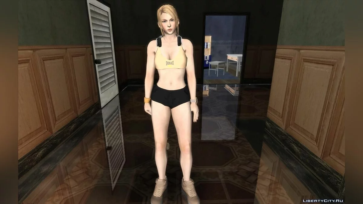 Сара Брайан из DOA в спортивном зале (Я боец) / GTA San Andreas