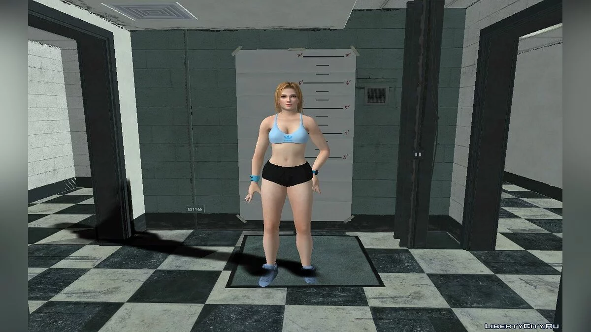 Тина Армстронг из DOA в спортивном зале (Я боец) / GTA San Andreas