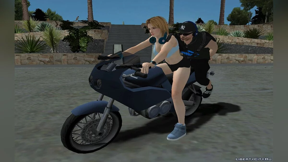 Тина Армстронг из DOA в спортивном зале (Я боец) / GTA San Andreas