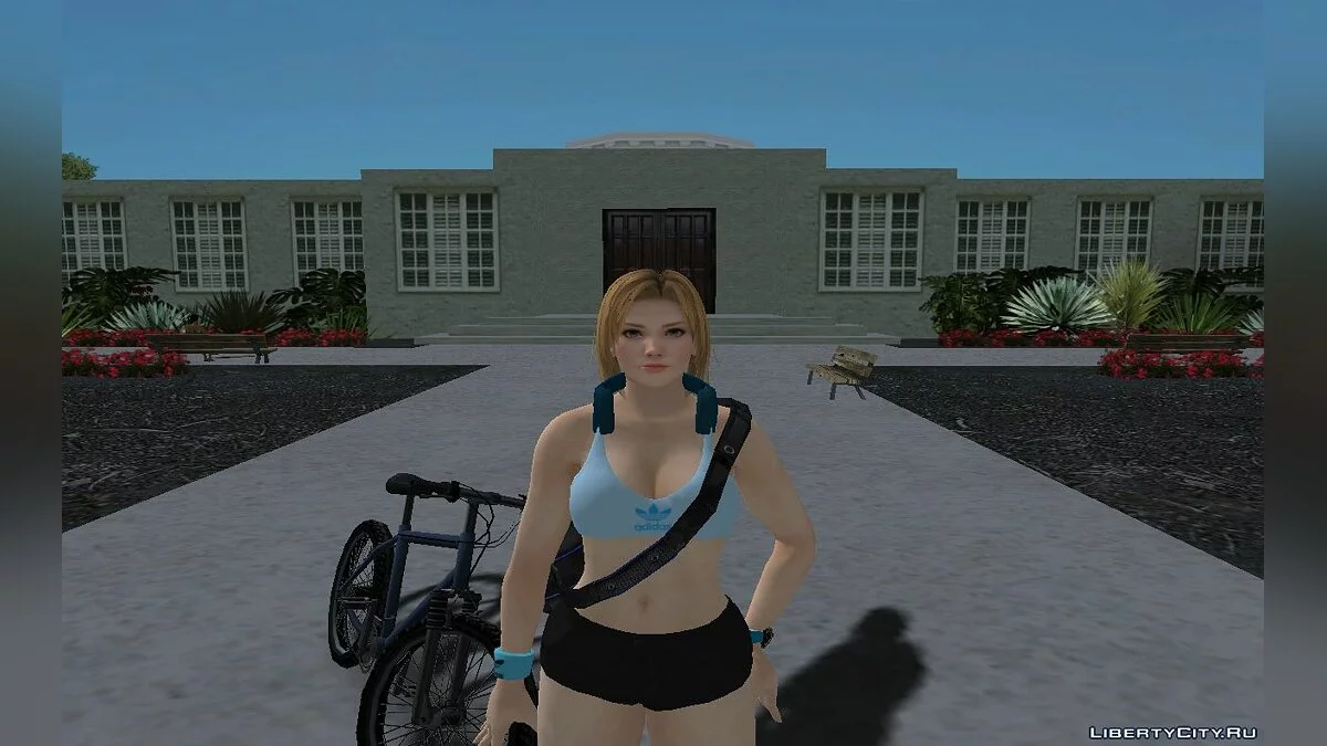 Тина Армстронг из DOA в спортивном зале (Я боец) / GTA San Andreas