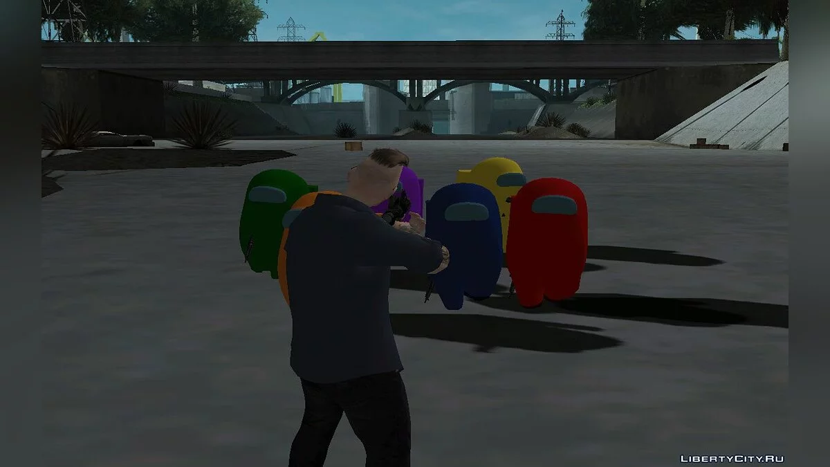 Among Us сборник скинов / GTA San Andreas