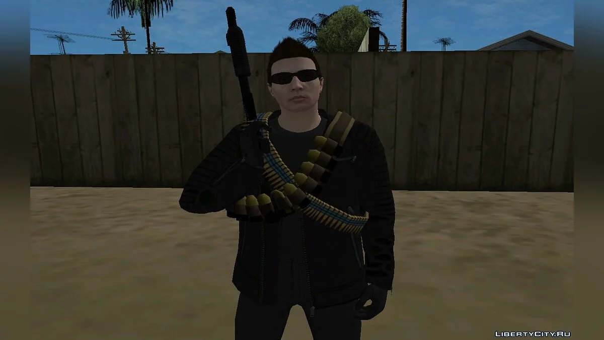 Сборник скинов из GTA Online и DOA в стиле Терминатора / GTA San Andreas