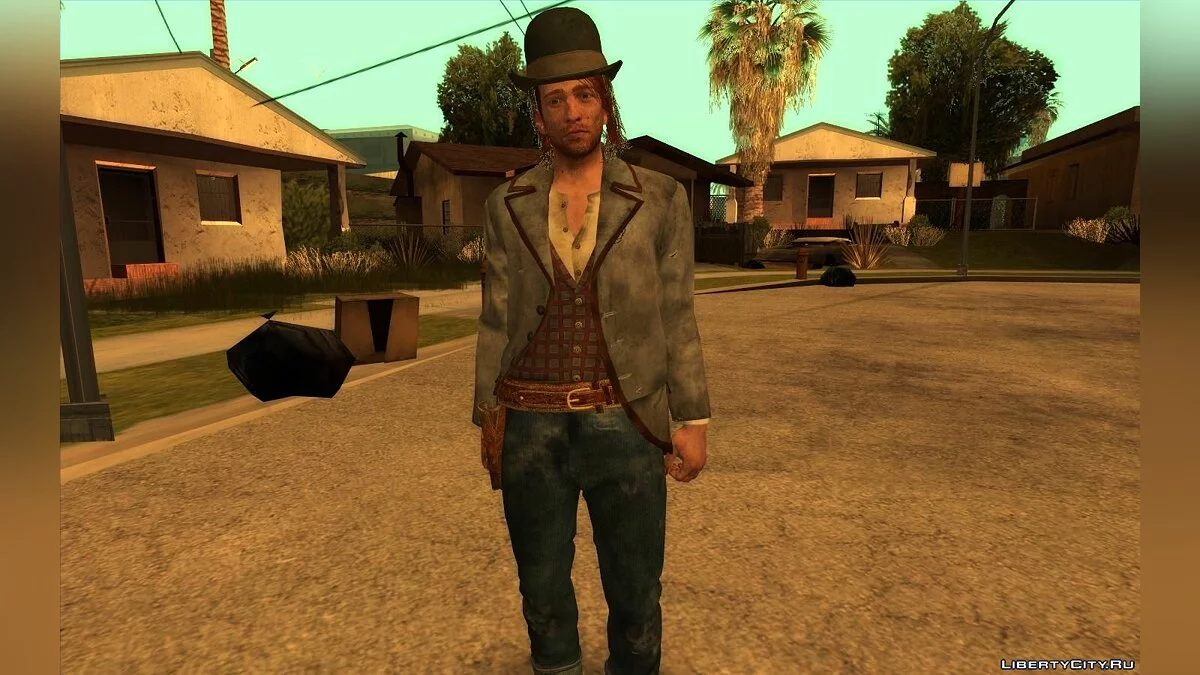 Сборник скинов из Red Dead Redemption 2 / GTA San Andreas