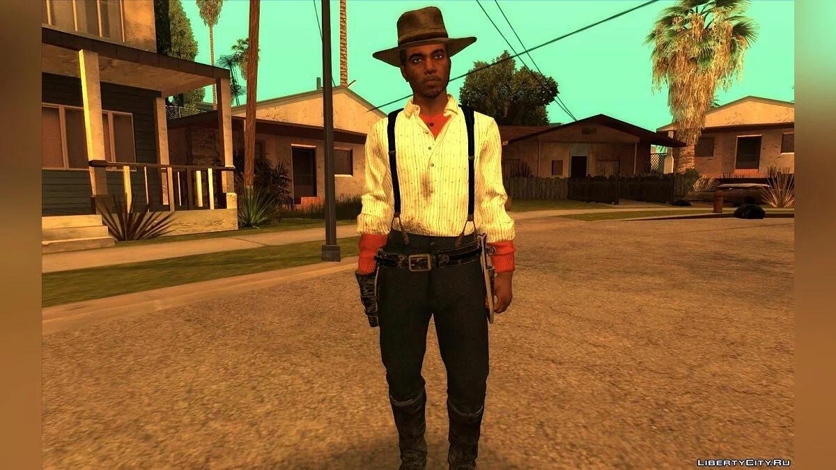 Сборник скинов из Red Dead Redemption 2 / GTA San Andreas
