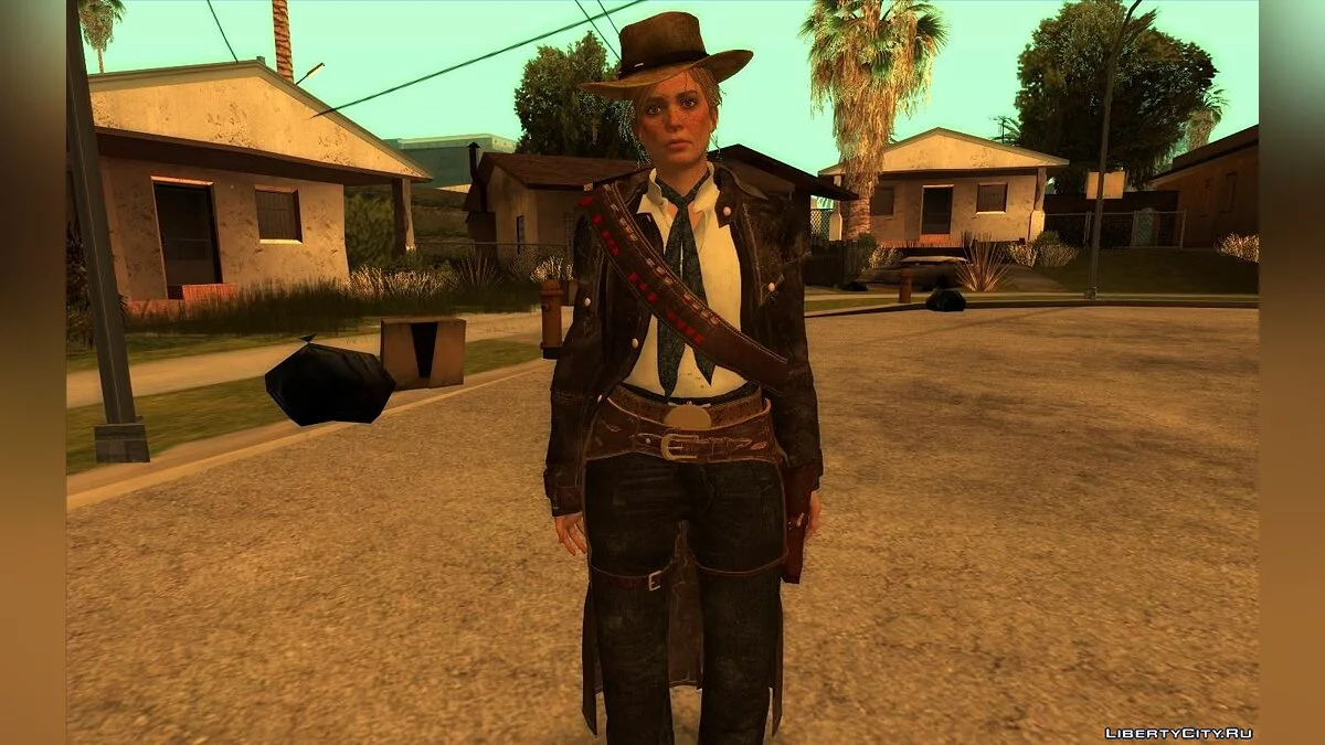 Сборник скинов из Red Dead Redemption 2 / GTA San Andreas