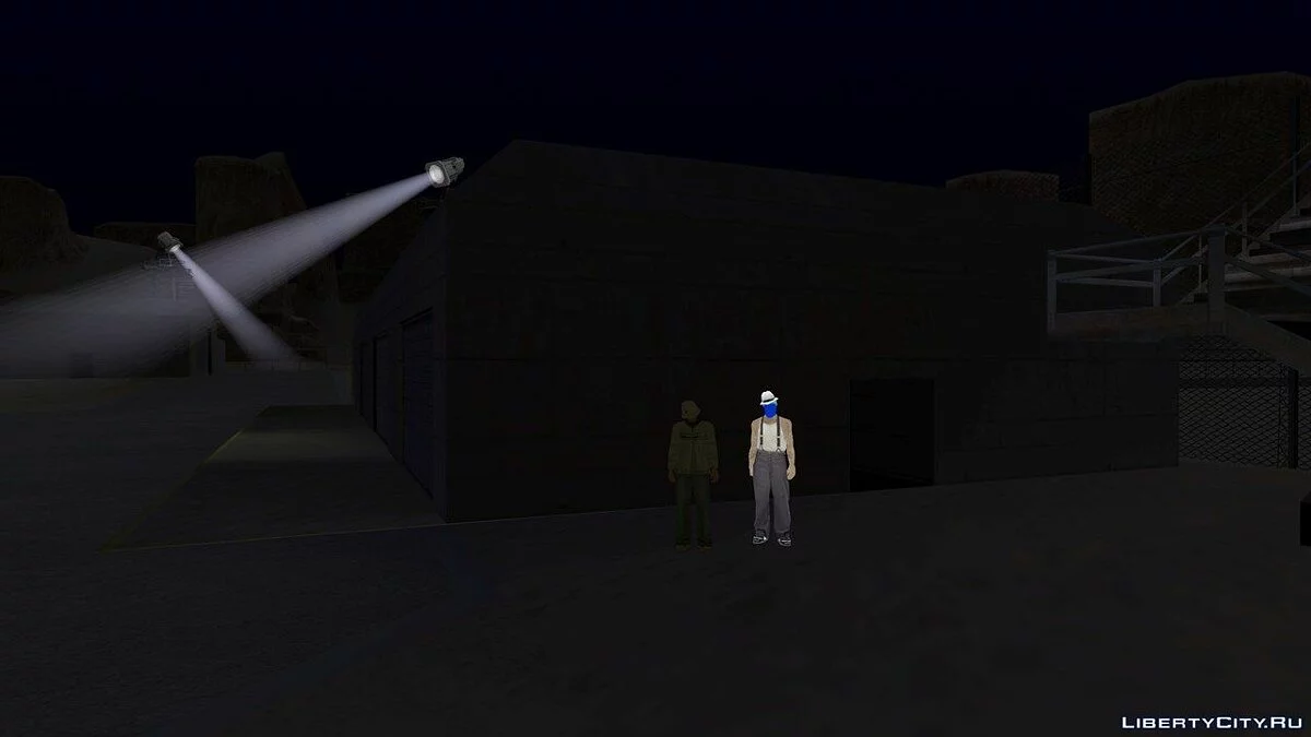Светлые скины гетто с яркими головами / GTA San Andreas