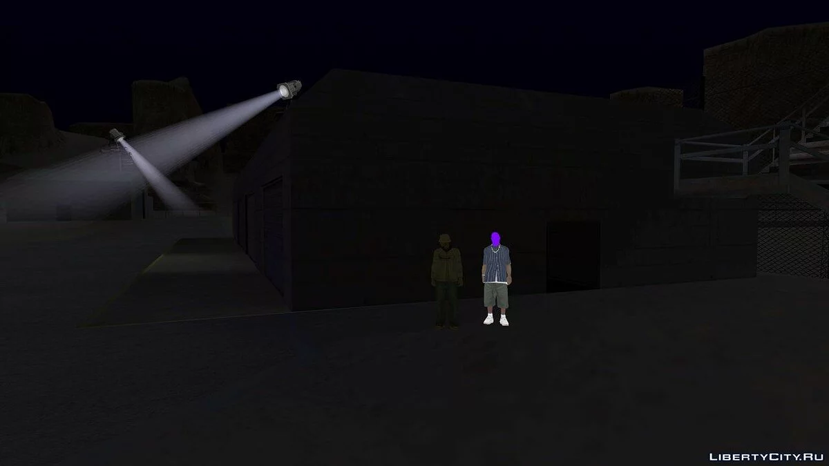 Светлые скины гетто с яркими головами / GTA San Andreas