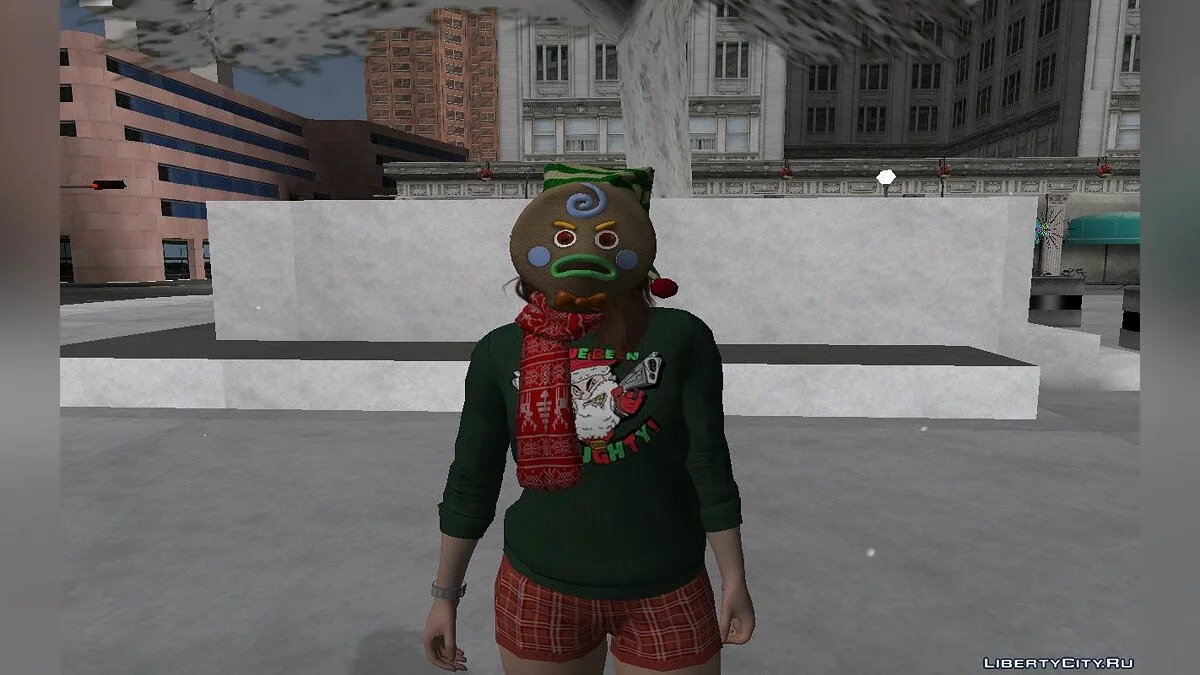 Большой сборник скинов  из DOA в Рождественском наряде из GTA Online #1 / GTA San Andreas