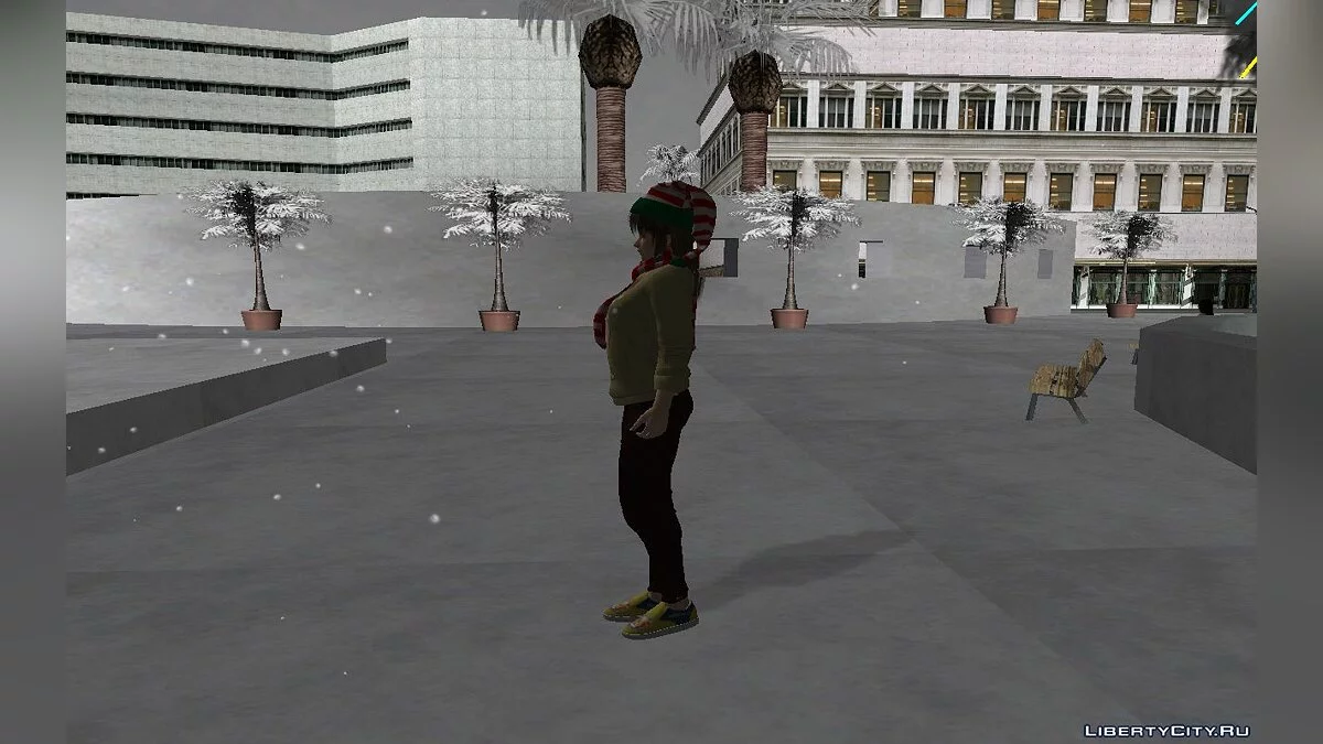 Большой сборник скинов  из DOA в Рождественском наряде из GTA Online #1 / GTA San Andreas