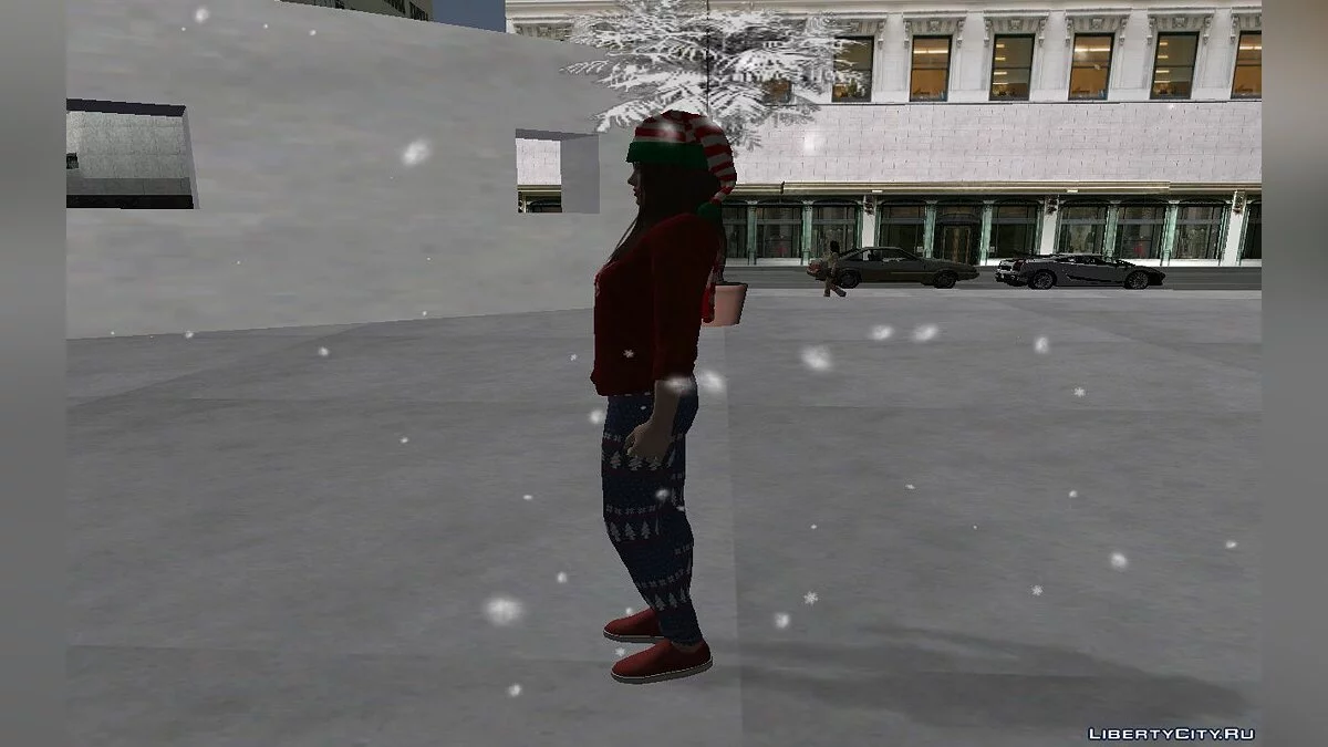 Большой сборник скинов  из DOA в Рождественском наряде из GTA Online #1 / GTA San Andreas